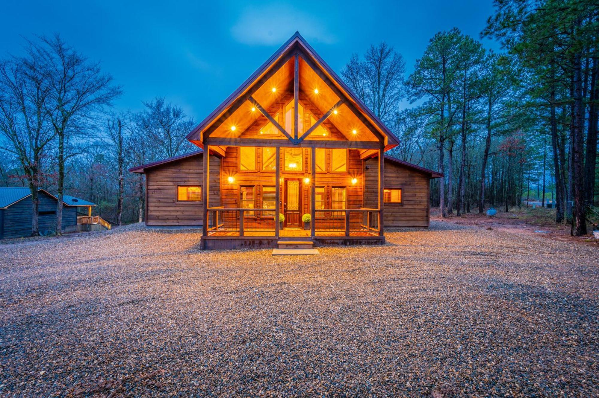 The Luxurious Blue Sky Lodge Is Epic! Broken Bow Exterior foto
