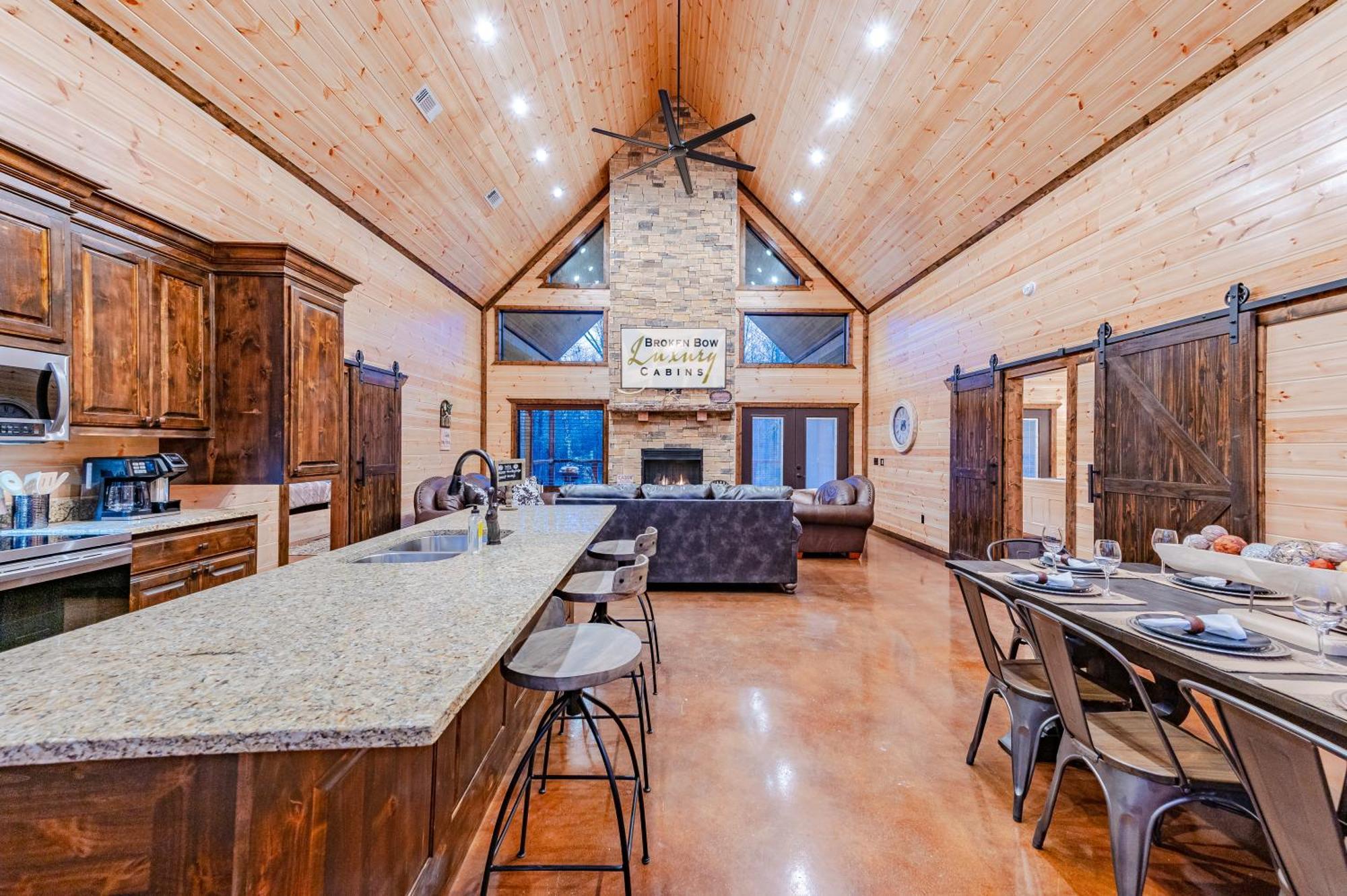 The Luxurious Blue Sky Lodge Is Epic! Broken Bow Exterior foto