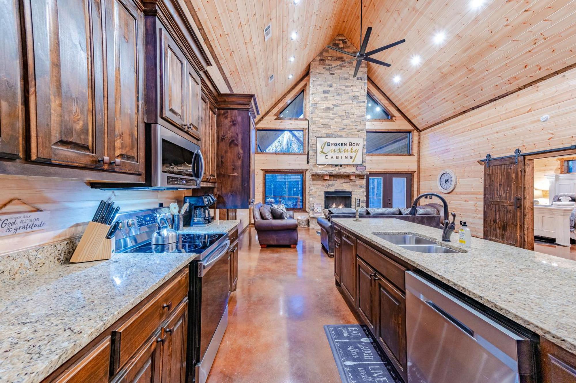 The Luxurious Blue Sky Lodge Is Epic! Broken Bow Exterior foto